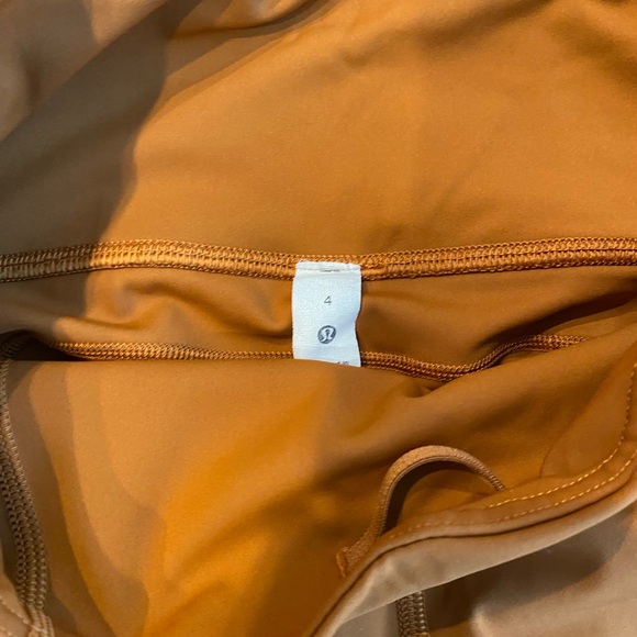 Lululemon Butternut Brown Fast and Free Leggings Size 4 - Picture 3 of 7